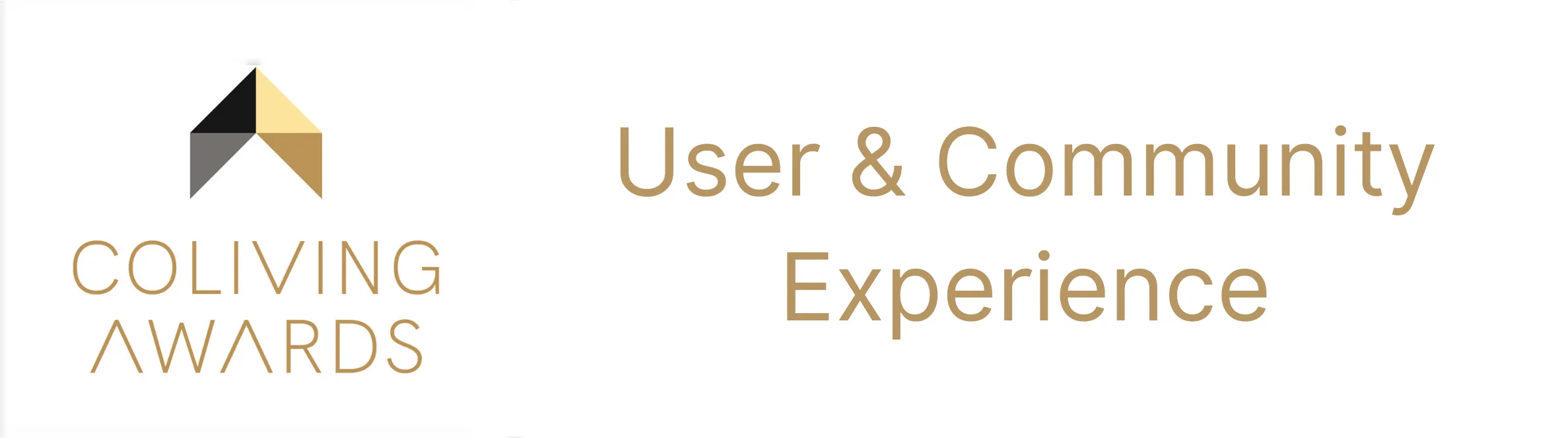 Coliving Awards - User and Community Experience