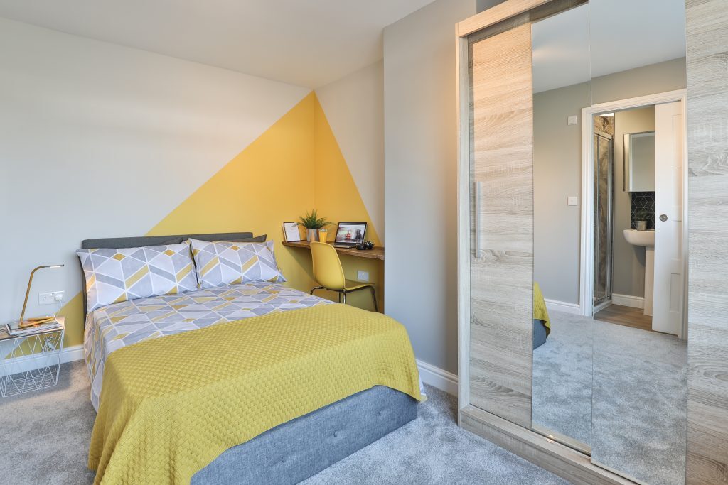 Ensuite bedroom at B-Hive Living