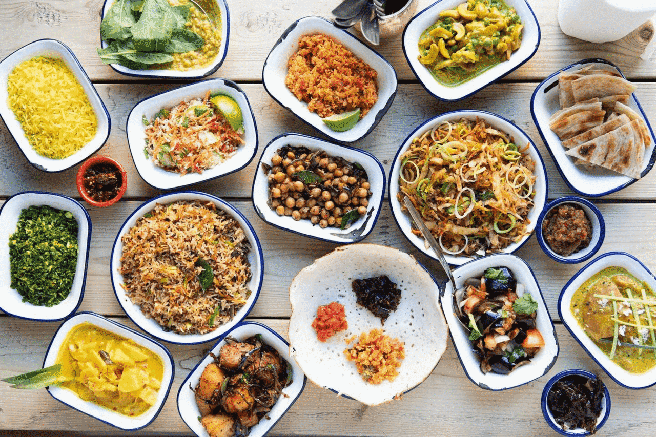 Web-size-14 multiple plates with various small street food dishes