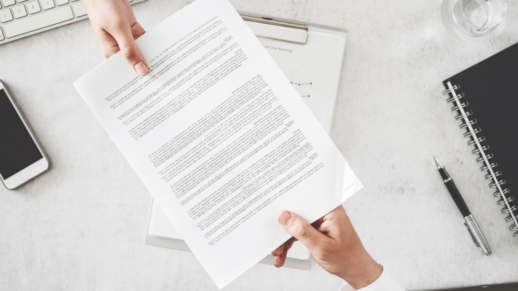 Section 21 document UK
